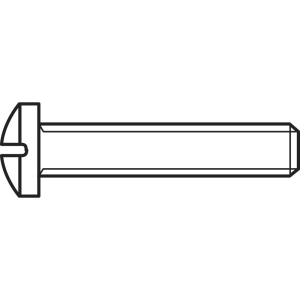 TOOLCRAFT 839645 šošovkové skrutky M2.5 20 mm krížová dražka Philips DIN 7985 ocel glavanizované zinkom 100 ks; 839645