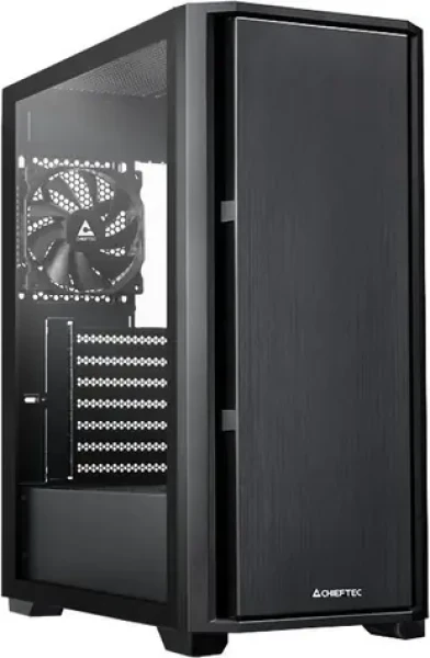 Chieftec AS-02B-TG-OP čierna / Skriňa / Midi Tower / Tvrdené sklo / ATX / USB-C (AS-02B-TG-OP)