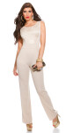 Sexy KouCla jumpsuit with lace and zip