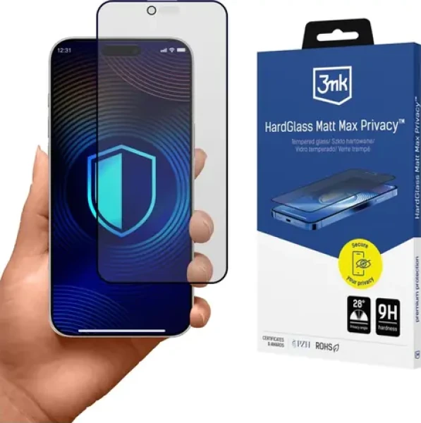 3mk HardGlass Matt Max Privacy ochranné sklo ochranné sklo pre Apple Iphone Air (5903108679947)