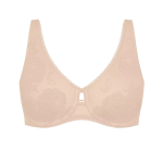 WILD ROSE SENSATION - Minimalizačná podprsenka: o jeden košíček menšia, hladký tvar Triumph NUDE BEIGE 85F