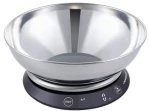 Blaupunkt FKS602 strieborná / kuchynská váha s oceľovou misou / presnosť na 1g / maximálna nosnosť 5 kg (FKS602)
