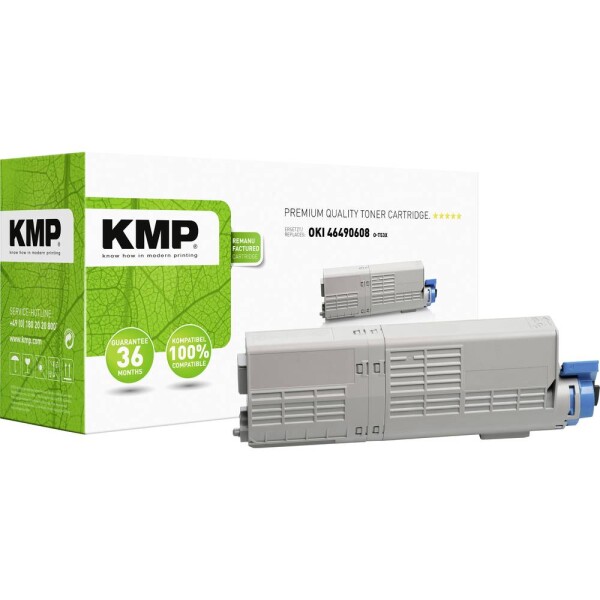 KMP O-T53X toner náhradný OKI 46490608 čierna 7000 Seiten kompatibilná náplň do tlačiarne; 3361,3000