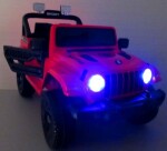 Mamido Veľký červený Jeep X10 s dvoma motormi - Hojdačka