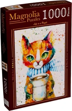MAGNOLIA Puzzle Farebná mačka