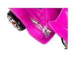Mamido Detská elektrická motorka ružová