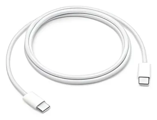 IPhone MW493ZM/A biela / Dátový kábel / USB-C - USB-C / 60 W / 1 m / opletený (57983124064)
