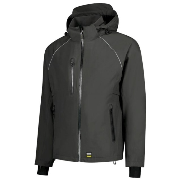 Bunda Tech Shell unisex tmavo šedá 5XL
