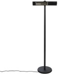 Falk HORTUS Terrassevarmer gulvmodel 500/1000/1500W remote RGT sort (211-410)