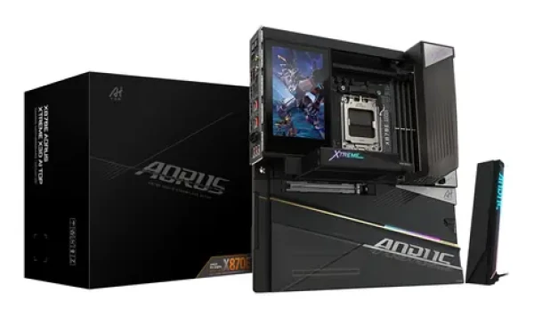 GIGABYTE X870E AORUS Xtreme X3D AI TOP čierna / AMD X870E / DDR5 / SATA III RAID / USB4 / 2x10GLAN / M.2 / sc.AM5 / E-ATX (X870E A XTR X AI TOP)