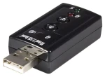 StarTech USB zvukový adaptér / Externí zvuková karta / 7.1 kanálů / USB / C-Media CM108 (ICUSBAUDIO7)