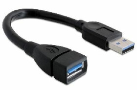 DeLock kábel USB 3.0 A samec - samica 15 cm (82776)