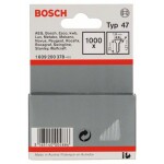 Nail type 47 1,8 x 1,27 x 23 mm 1000 ks Bosch Accessories 1609200378 Rozmery (d x š) 23 mm x 1.8 mm; 1609200378