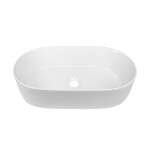 Mereo Umývadlo na dosku bez prepadu, Celie, 530x315x135 mm, okrúhle, keramické - pre zaslanie na palete UC533214O