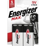 Energizer MAX 9V alkalické / 2ks (EU016)