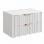 REA - Kúpeľňová skrinka pod umývadlo Mono 80cm White REA-M0403