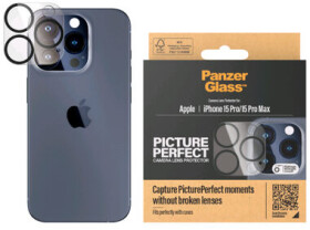 PanzerGlass PicturePerfect Ochranné sklá šošoviek pre Apple iPhone 15 Pro/15 Pro Max (1137)