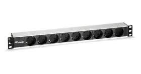 Equip Napájacia lišta 19" 9x čierna / Zásuvková lišta / 1U / 2 m / 16 A (333292)