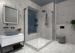 Sprchová zástena walk-in 60 cm SAT Walk-in SATBWI60ZAVLC SATBWI60ZAVLC