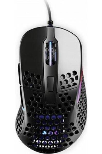 XTRFY M4 RGB čierna / herná myš / optická / 16000DPI / 6 tlačidiel / RGB / USB (XG-M4-RGB-BLACK)