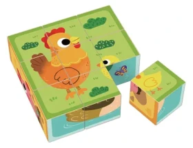 2Kids Toys Drevené kocky farma