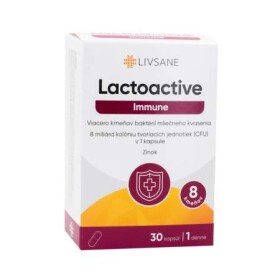 LIVSANE Laktoaktívne kapsuly immune zinok 30 kapsúl