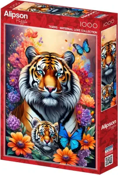 ALIPSON Puzzle Materská láska: Tigre