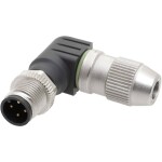 HARTING HARAX® M12-S neupravený zástrčkový konektor pre senzory - aktory, 21011405081, piny: 4, 1 ks; 21011405081