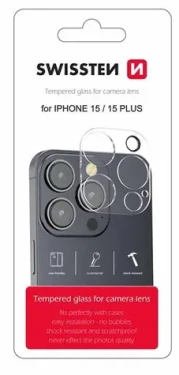Swissten Ochranné sklo šošoviek fotoaparátu pre Apple iPhone 15/15 PLUS (94500109)