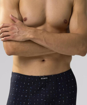 Pánske boxerky 3MH-194 A'3 S-2XL Dark Blue - Atlantic M