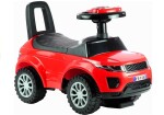 Mamido Mamido Detské odrážadlo auto Range Rover style červené Gumové kolesá