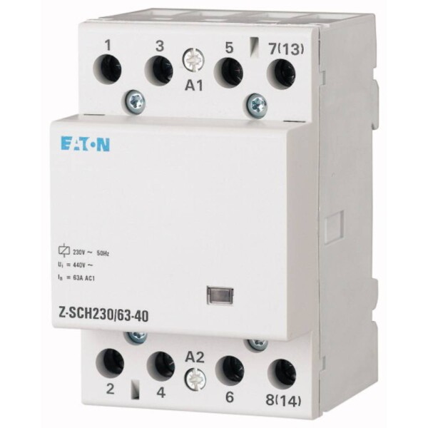 Eaton Z-SCH230/63-04 inštalačný stýkač, 230 V, 240 V, 63 A, 4 rozpínacie, 1 ks; 285735