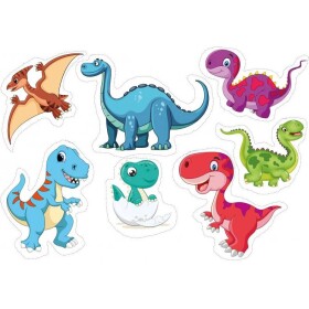 Jedlý papier na vystrihnutie dinosaurom - Magic