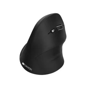 CANYON CNS-CMSW16B čierna / bezdrôtová optická vertikálna myš / 1600 DPI / 6 tlačidiel / USB 2.0 (CNS-CMSW16B)