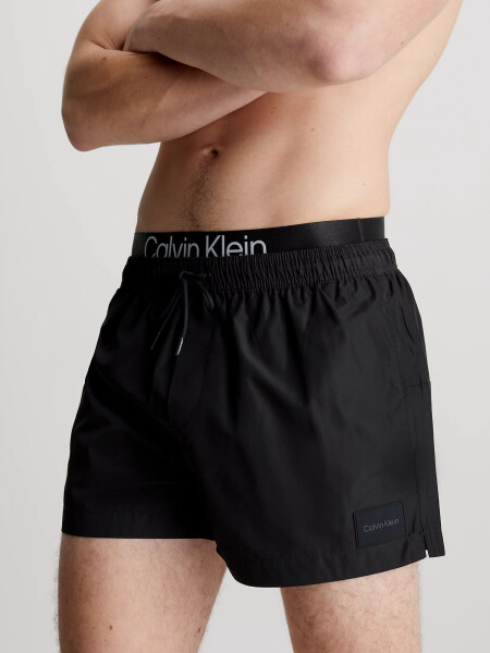 Pánske plavky KM0KM00947 BEH black Calvin Klein