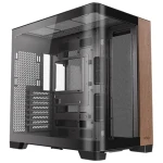 Antec C8 Curve Wood / E-ATX / 2x USB-A 3.0 / 1x USB-C 3.0 / bez zdroja / priehľadná bočnica (0-761345-10158-5)