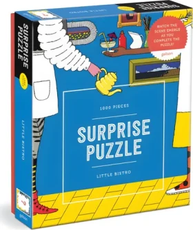 Galison Surprise puzzle Malé bistro