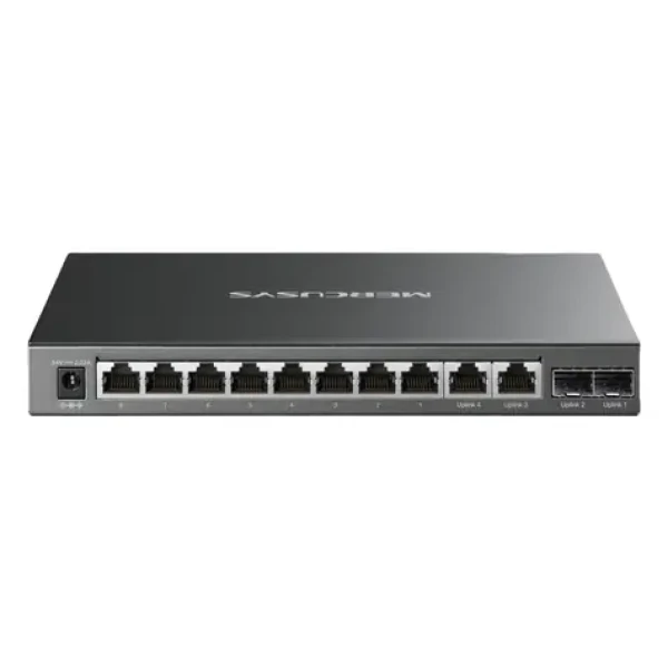 Mercusys MS112GMP / Switch / 8x Gigabit PoE+ / 4X Uplink / desktop (MS112GMP)