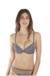 Dámska push-up podprsenka 90613 - Selmark 75B Modrá