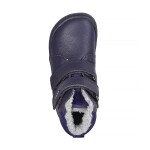 Dievčenské zimné barefoot topánky PRO-tex BEKA PURPLE - 24