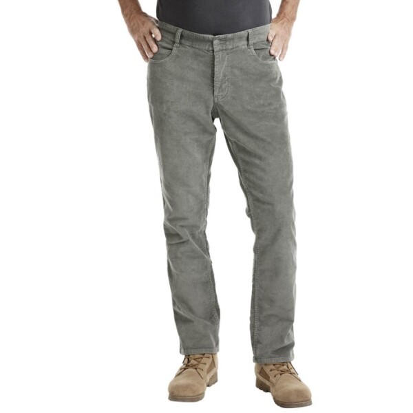 Bushman Pánske menčestrové nohavice Helmet, olivové 38P