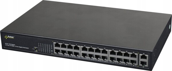 Pulsar S124WP PULSAR Switch PoE 26-portowy Fast Ethernet, 24x PoE