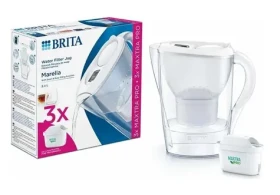 Brita Marella Cool biela 2024 + 3x Maxtra PRO Pure / filtračná kanvica na vodu / 2.4l (1052791)