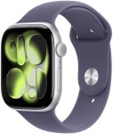 Apple Watch 11 GPS + Cellular 46mm Silver Alu Sport Band S/M Fialový (MFCP4ZR/A)