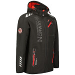 Geographical Norway Softshellová bunda Royaute DB 068 M WY2000H/GN/Black/Red 2XL