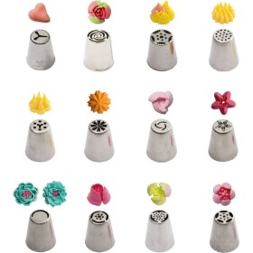 Sada 12 ks koncoviek na zdobenie - Decora - Decora