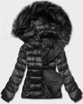 Čierna krátka dámska zimná bunda (YP-20129-1) - Goodlookin M