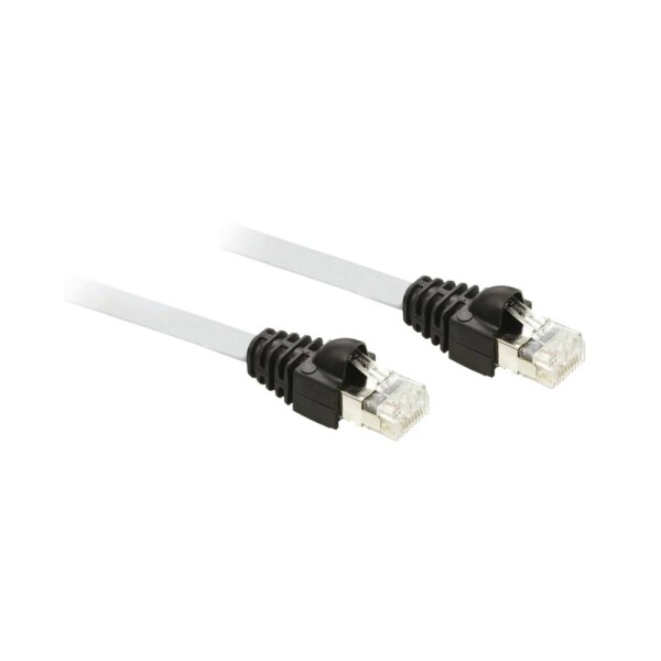 Schneider Electric 490NTW00002 RJ45 sieťové káble, prepojovacie káble CAT 5 SF/FTP 2.00 m zelená tienený 1 ks; 490NTW00002
