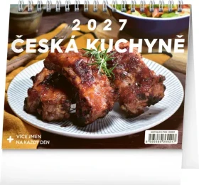 NOTIQUE Česká kuchyňa 2027 / Stolný kalendár / 16,5 x 13 cm / 53 receptov