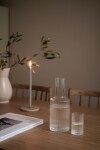 Ferm Living Sklenená karafa Ripple 900 ml